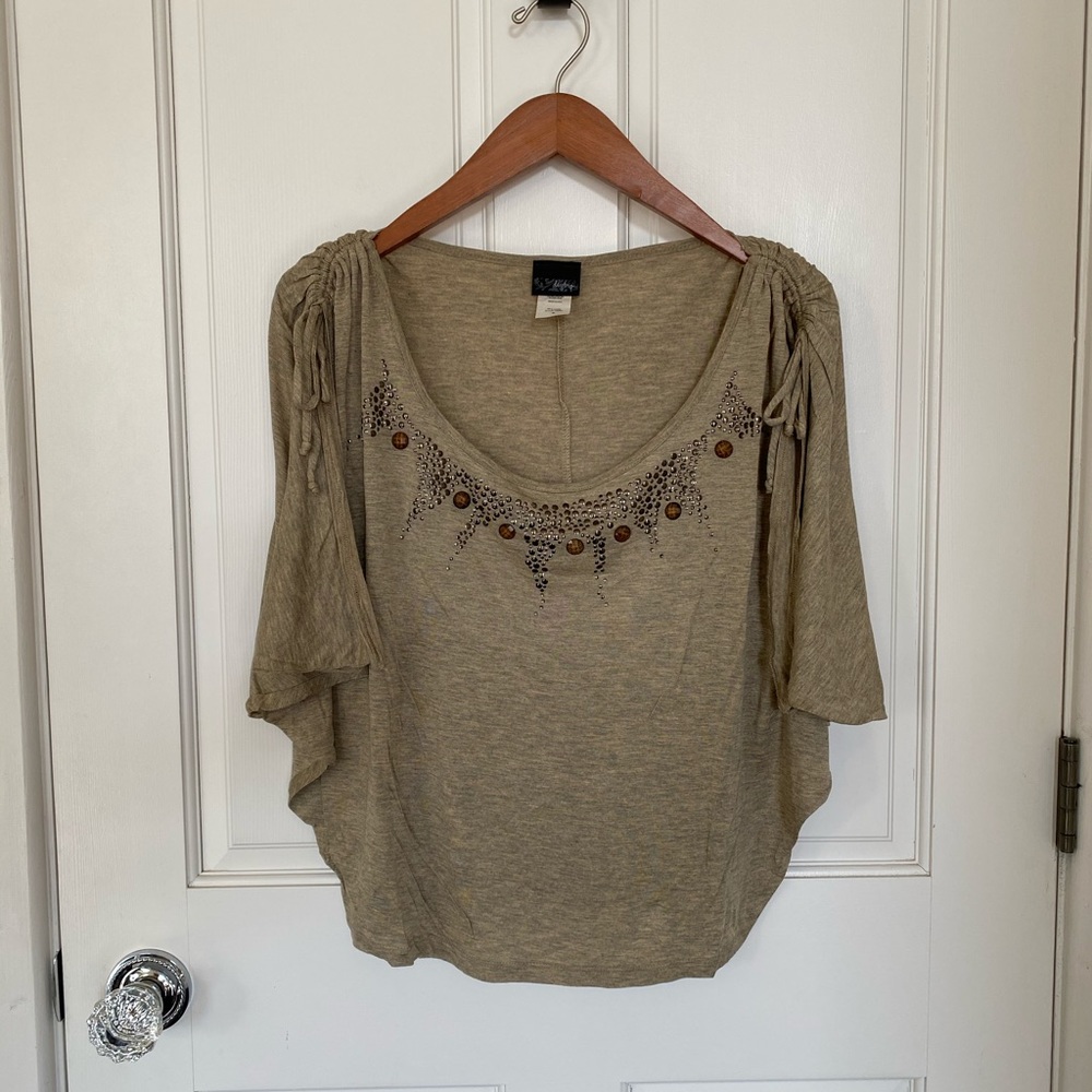 Y2k Daytrip embellished top